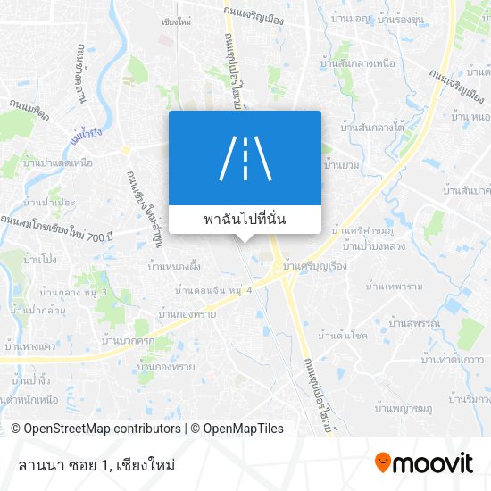 ลานนา ซอย 1 แผนที่