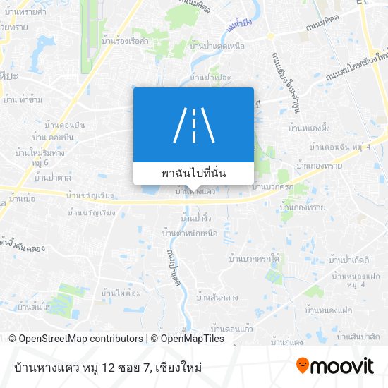 บ้านหางแคว หมู่ 12 ซอย 7 แผนที่