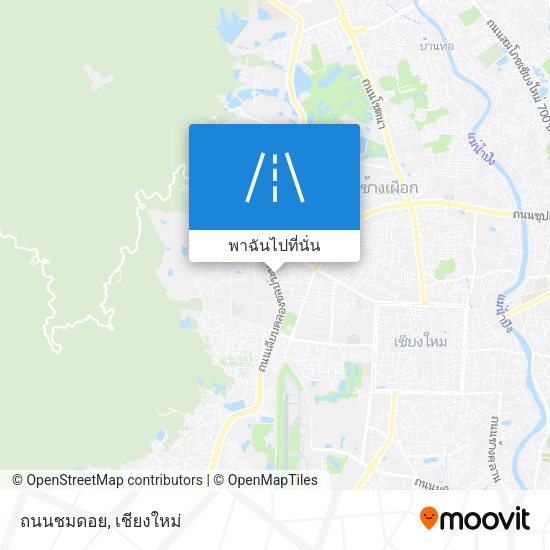 ถนนชมดอย แผนที่