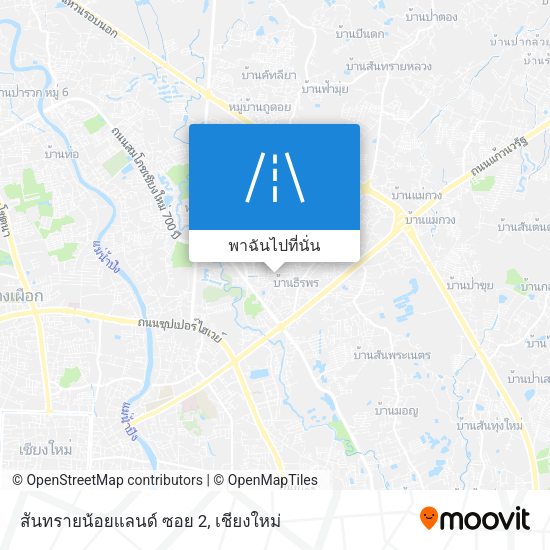 สันทรายน้อยแลนด์ ซอย 2 แผนที่