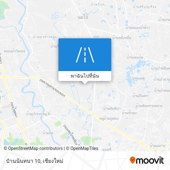 บ้านนันทนา 10 แผนที่