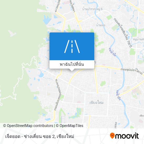เจ็ดยอด - ช่างเคี่ยน ซอย 2 แผนที่