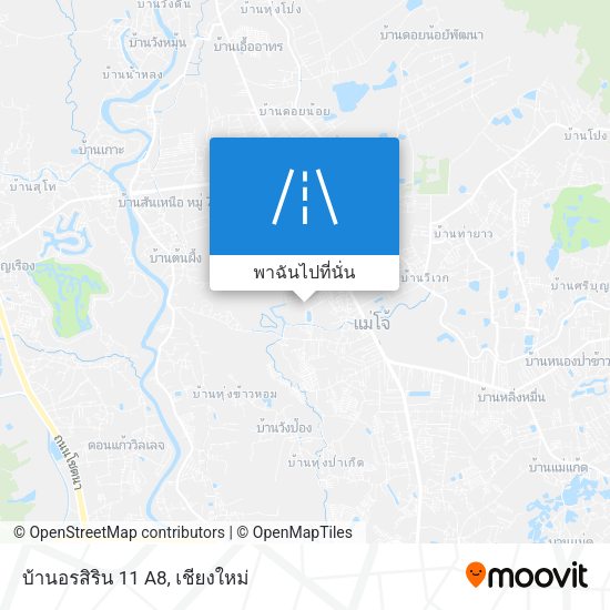 บ้านอรสิริน 11 A8 แผนที่