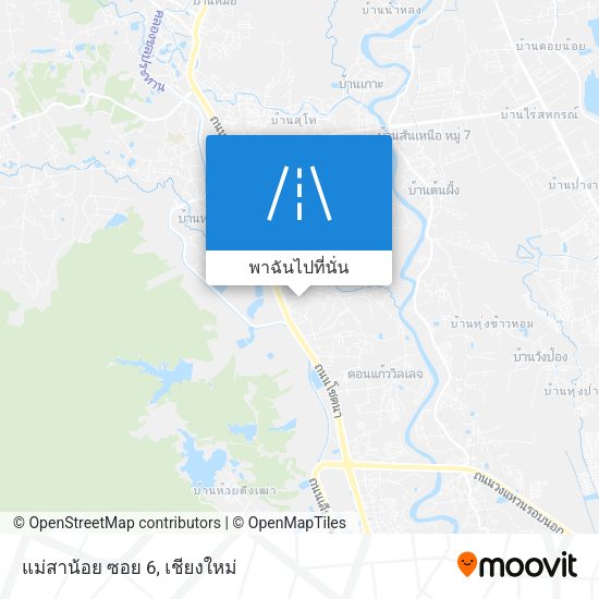 แม่สาน้อย ซอย 6 แผนที่