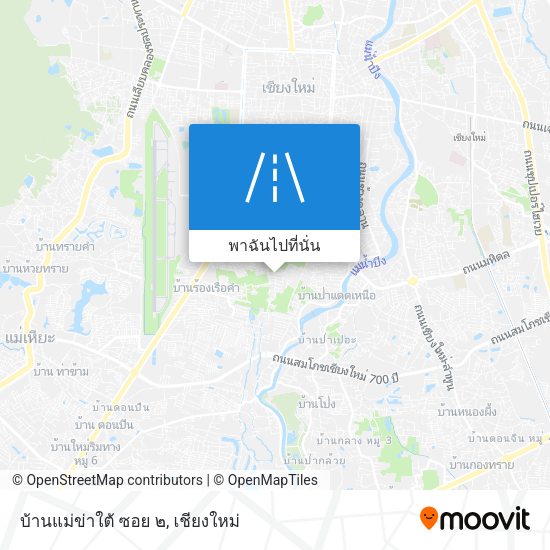 บ้านแม่ข่าใต้ ซอย ๒ แผนที่