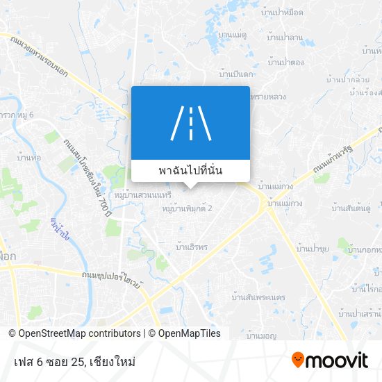 เฟส 6 ซอย 25 แผนที่