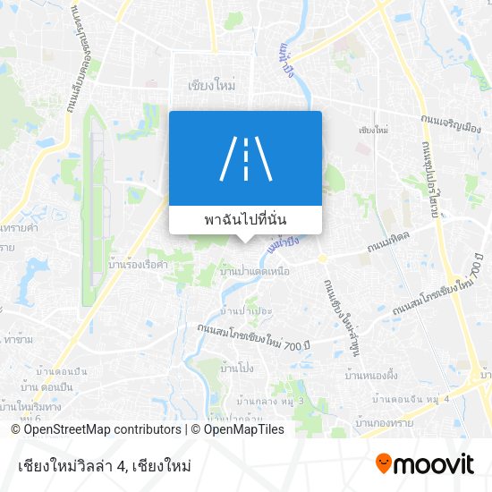 เชียงใหม่วิลล่า 4 แผนที่