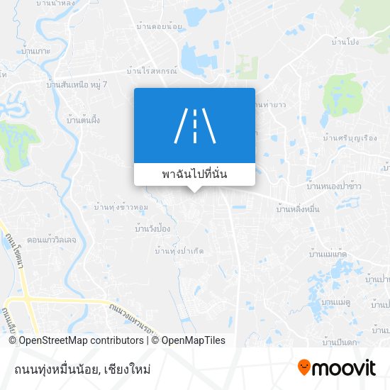 ถนนทุ่งหมื่นน้อย แผนที่