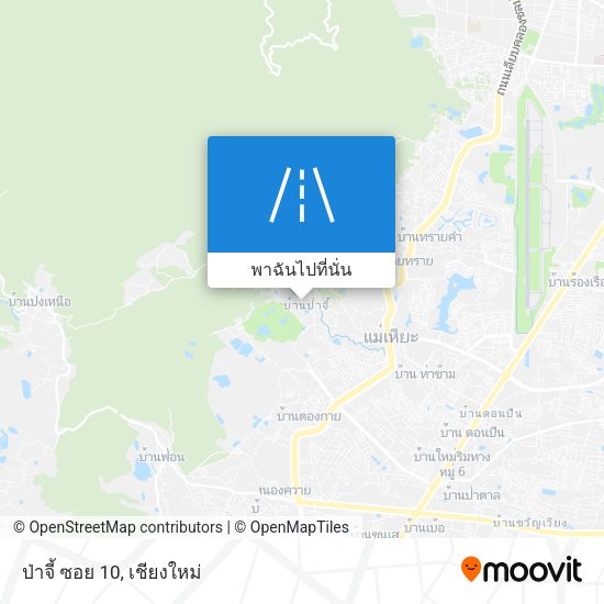 ป่าจี้ ซอย 10 แผนที่