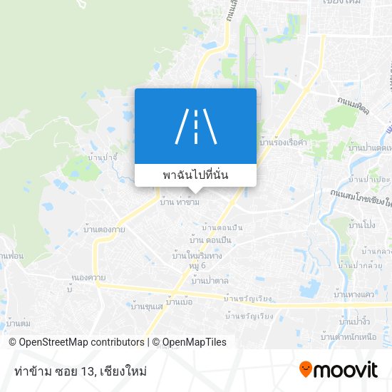 ท่าข้าม ซอย 13 แผนที่