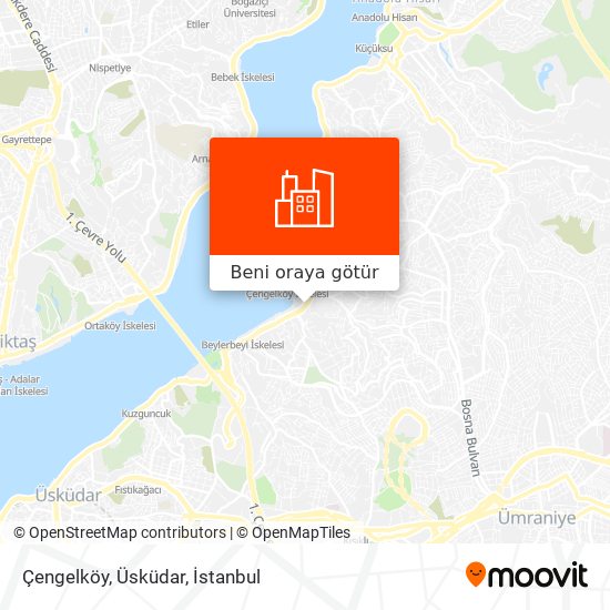 Çengelköy, Üsküdar harita