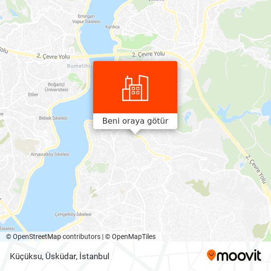 Küçüksu, Üsküdar harita