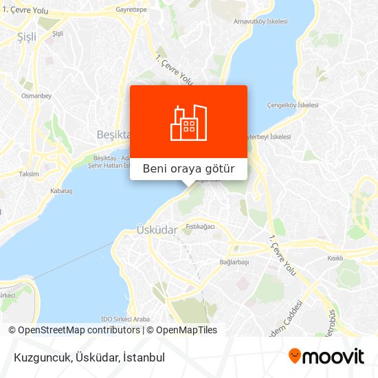 Kuzguncuk, Üsküdar harita