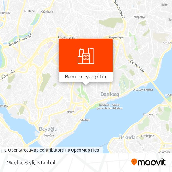 Maçka, Şişli harita