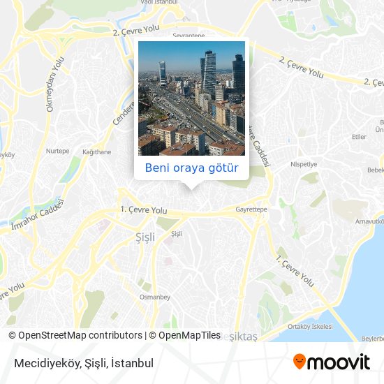 Mecidiyeköy, Şişli harita