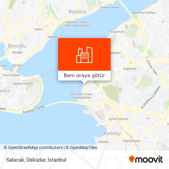 Salacak, Üsküdar harita