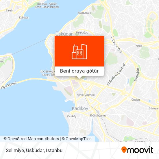 Selimiye, Üsküdar harita