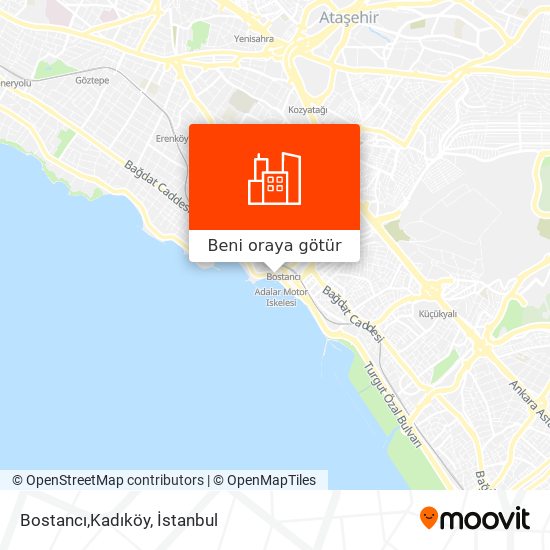 Bostancı,Kadıköy harita
