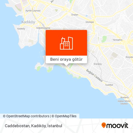 Caddebostan, Kadıköy harita