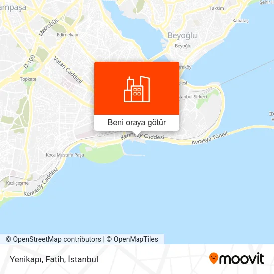 Yenikapı, Fatih harita