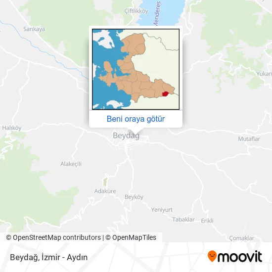 Beydağ harita