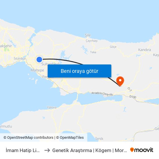 İmam Hatip Lisesi to Genetik Araştırma | Kögem | Morfoloji map