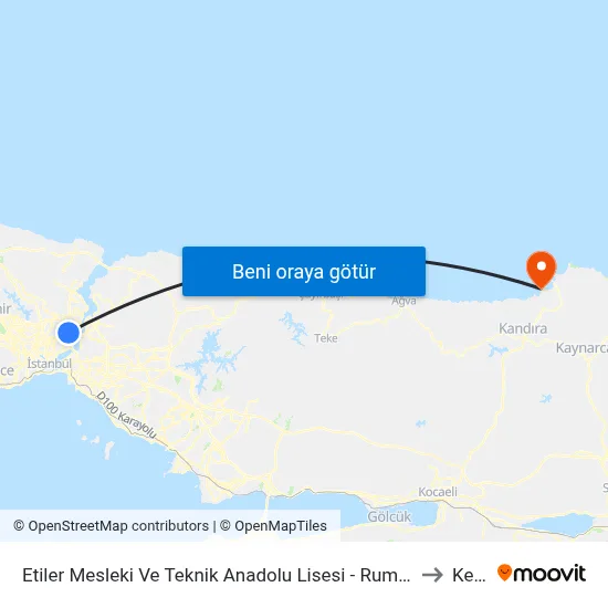 Etiler Mesleki Ve Teknik Anadolu Lisesi - Rumelihisarüstü Yönü to Kerpe map