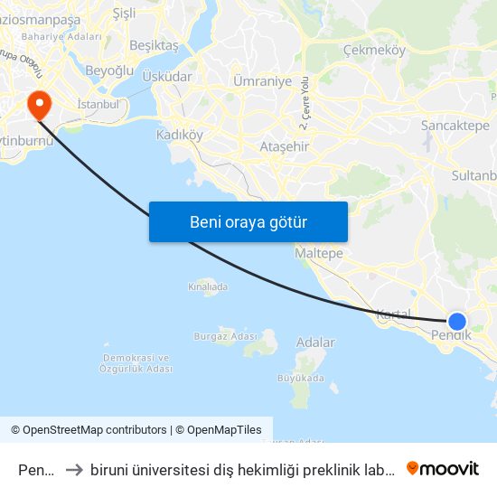 Pendik to biruni üniversitesi diş hekimliği preklinik laboratuvarı map