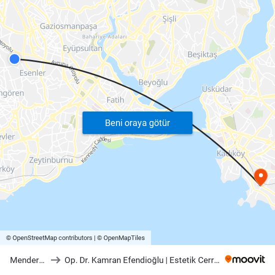 Menderes to Op. Dr. Kamran Efendioğlu | Estetik Cerrahi map