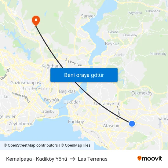 Kemalpaşa - Kadiköy Yönü to Las Terrenas map