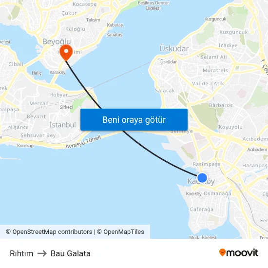 Rıhtım to Bau Galata map