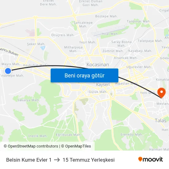 Belsin Kume Evler 1 to 15 Temmuz Yerleşkesi map