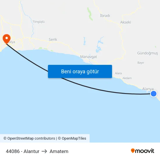 44086 - Alantur to Amatem map