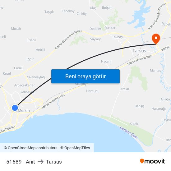 51689 - Anıt to Tarsus map