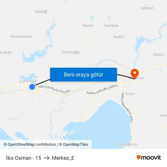 İbo Osman - 15 to Merkez_E map