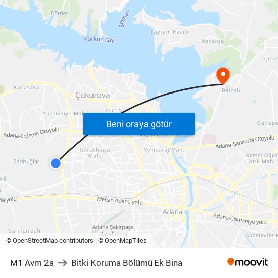 M1 Avm 2a to Bitki Koruma Bölümü Ek Bina map