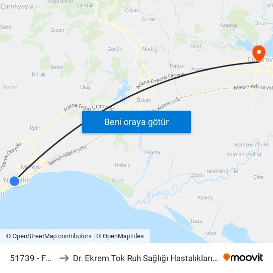 51739 - Forum to Dr. Ekrem Tok Ruh Sağlığı Hastalıkları Hastanesi map