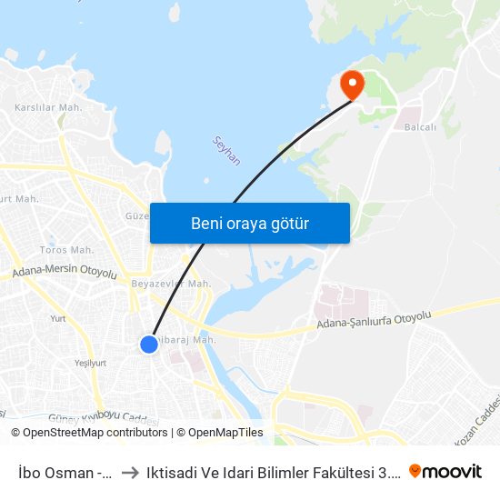 İbo Osman - 15 to Iktisadi Ve Idari Bilimler Fakültesi 3. Blok map