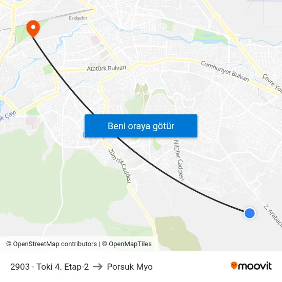 2903 - Toki 4. Etap-2 to Porsuk Myo map