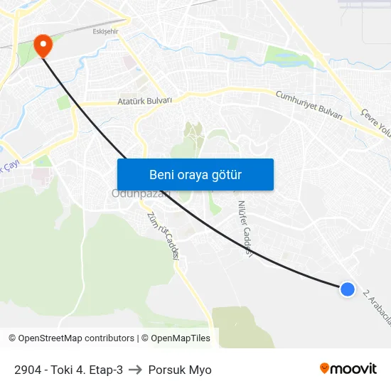 2904 - Toki 4. Etap-3 to Porsuk Myo map