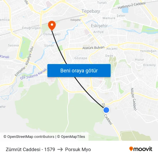 1579 - Mermerciler-2 to Porsuk Myo map