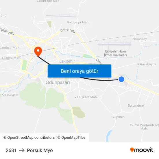 2681 to Porsuk Myo map