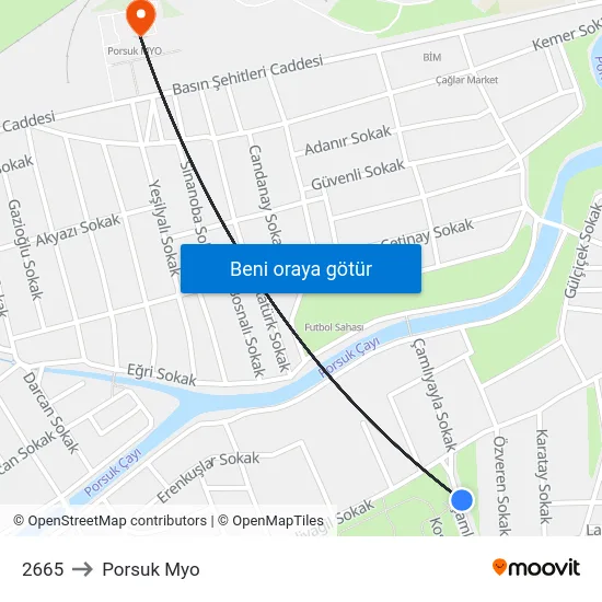 2665 to Porsuk Myo map