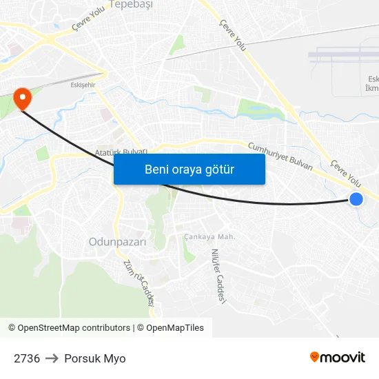 2736 to Porsuk Myo map