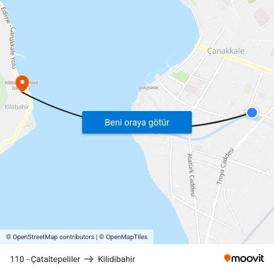 Çataltepeliler to Kilidibahir map