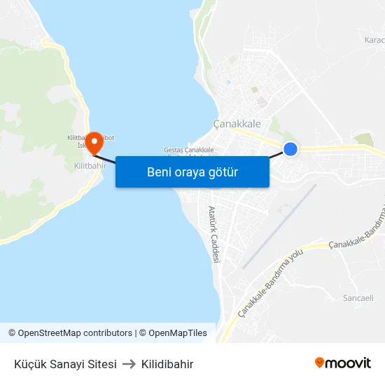 Küçük Sanayi Sitesi to Kilidibahir map