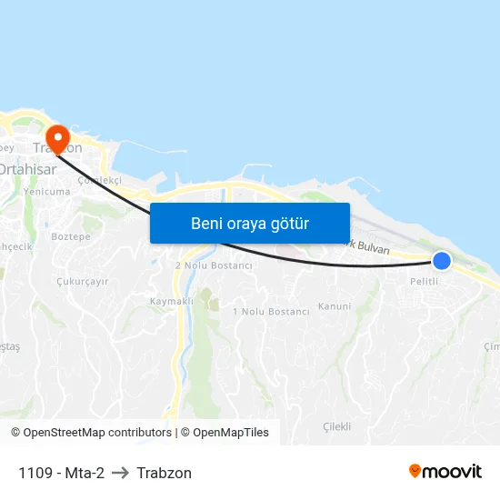 1109 - Mta-2 to Trabzon map