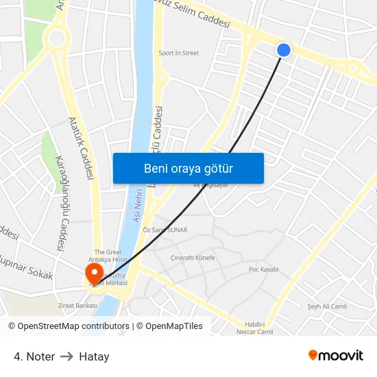 4. Noter to Hatay map