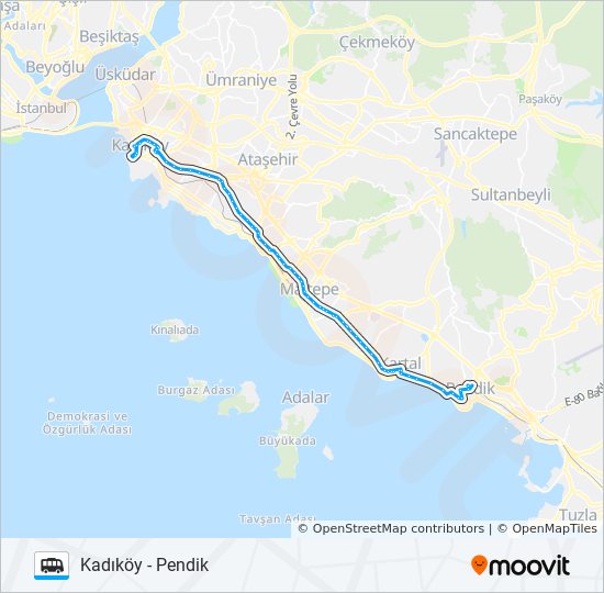 Minibus C50 Guzergahi Saatleri Duraklari Ve Haritasi Kadikoy Pendik Son Durak Guncellenmis