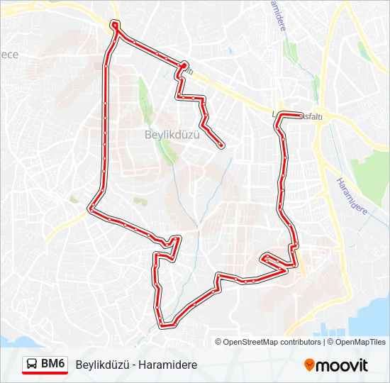 BM6 Bus Line Map